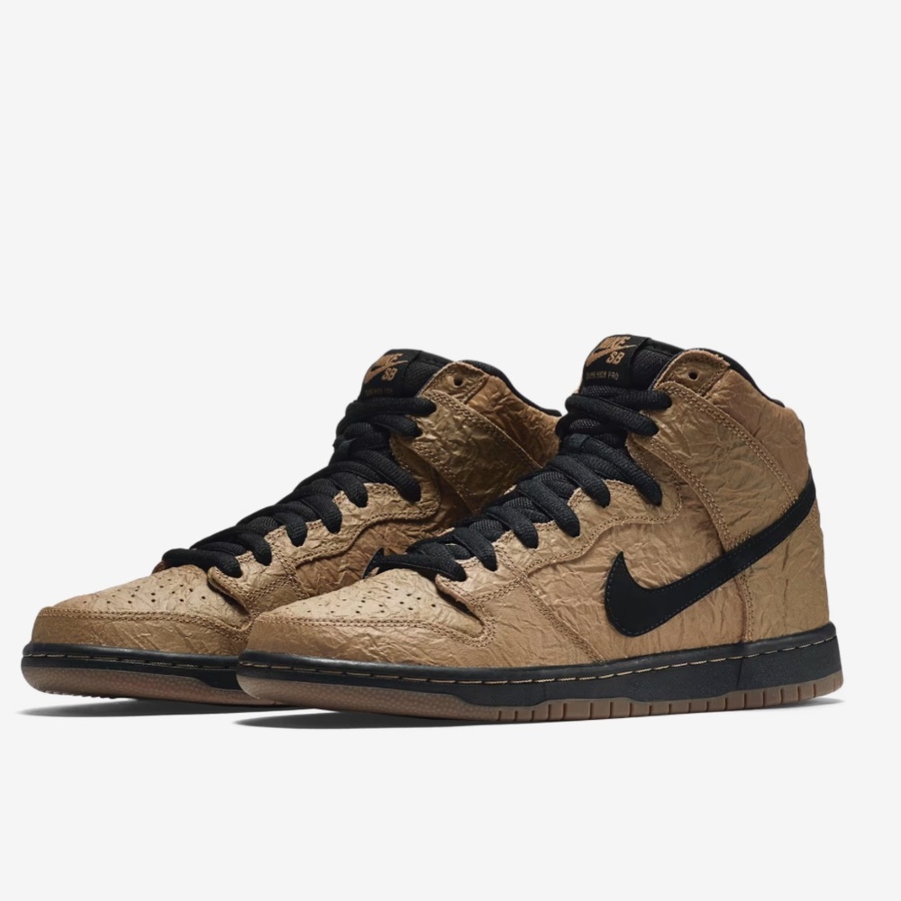 NIKE SB DUNK HIGH “BROWN PAPER BAGS” MENS SZ8 LMTED EDITION NEW 100% AUTHENTIC